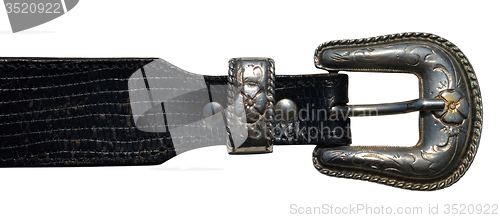 Image of Cowboy leather belt