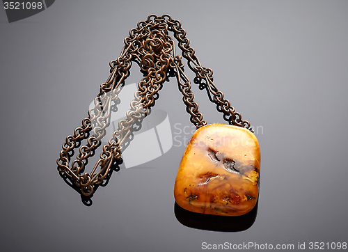 Image of old amber necklace