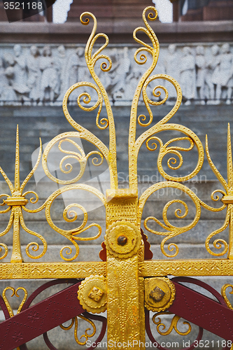 Image of   abstract gold in englan london antique floor   and background