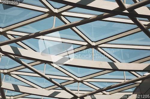 Image of abstract metal in   london  background