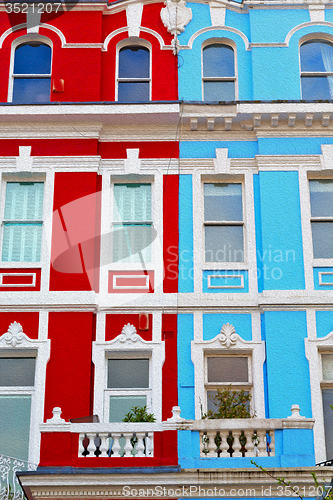 Image of notting hill in london england old suburban  