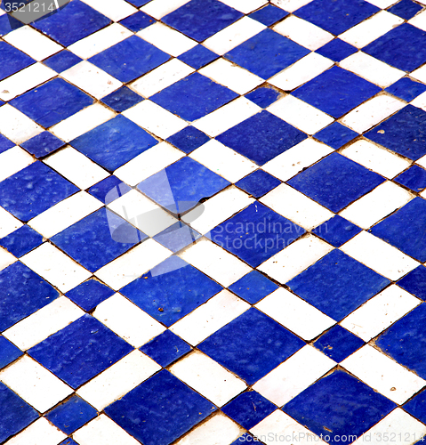 Image of abstract morocco in africa  tile the colorated pavement   backgr