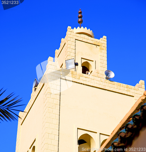 Image of  the history  symbol  in morocco  africa  minaret religion and  