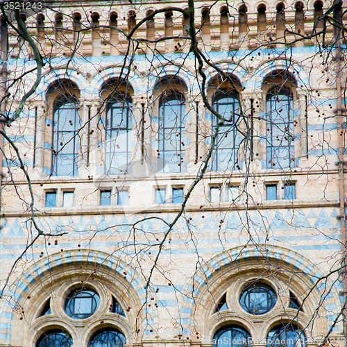 Image of old construction in london englan europe brick  wall and window 