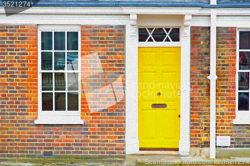 Image of notting   hill  area  in london england old suburban and antique