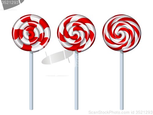 Image of Delicious colorful lollipop collection