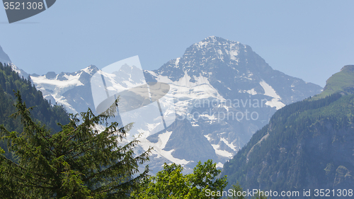 Image of Typical view of the Swiss alps