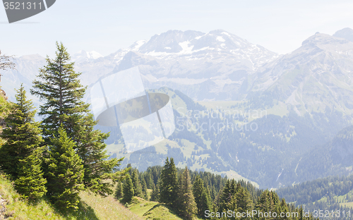 Image of Typical view of the Swiss alps