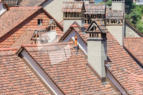 Image of Looking over old rooftops
