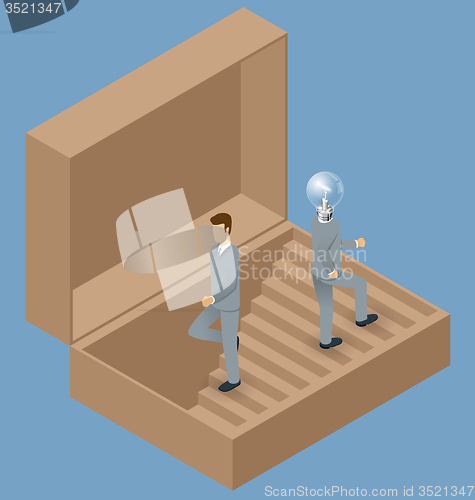 Image of Vector Flat Isometric Idea Concept