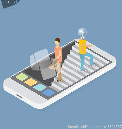 Image of Vector Flat Isometric Idea Concept