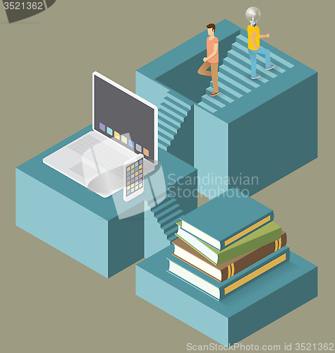 Image of Vector Flat Isometric Idea Concept