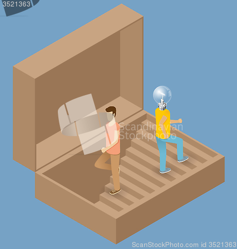Image of Vector Flat Isometric Idea Concept