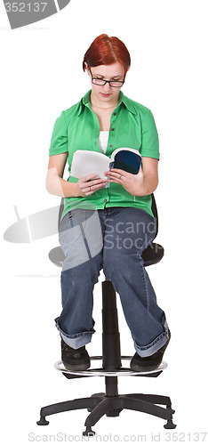 Image of Girl reading