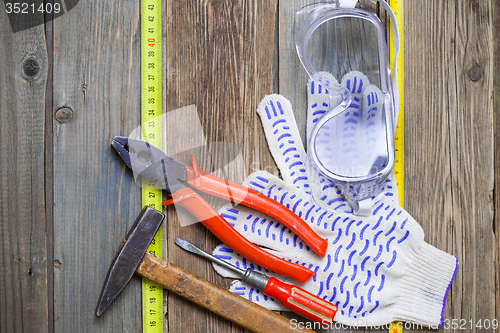 Image of old blocksmith tools