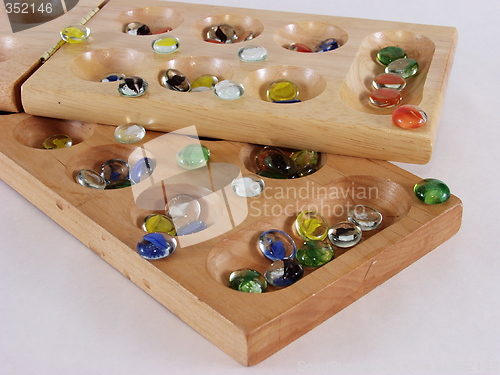 Image of Set of two Mancala boards, overlap