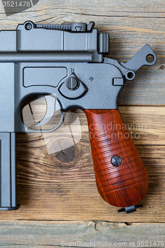Image of vintage German Mauser pistol gun