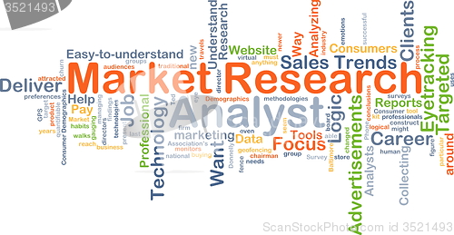 Image of Market research analyst background concept