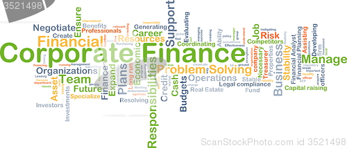 Image of Corporate finance background concept