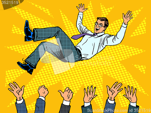 Image of Triumph business success businessman winner