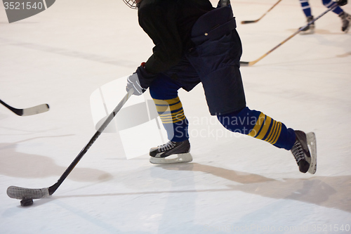 Image of ice hockey player in action