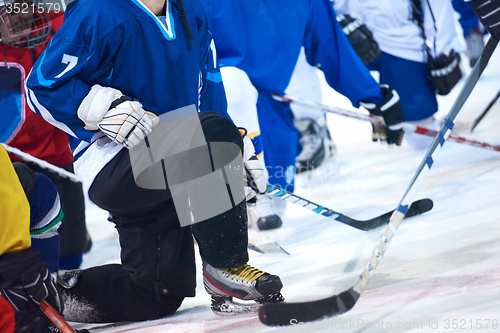 Image of ice hockey player in action