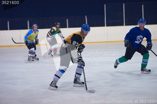 Image of ice hockey sport players