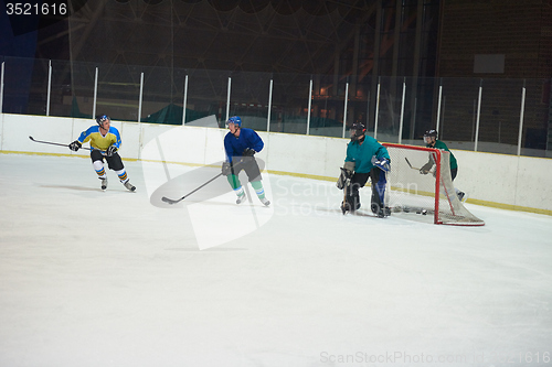 Image of ice hockey sport players