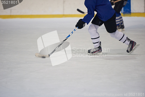 Image of ice hockey player in action