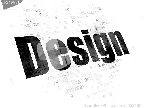Image of Marketing concept: Design on Digital background