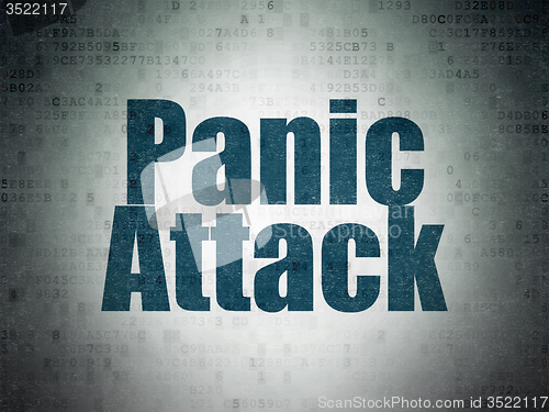 Image of Healthcare concept: Panic Attack on Digital Paper background
