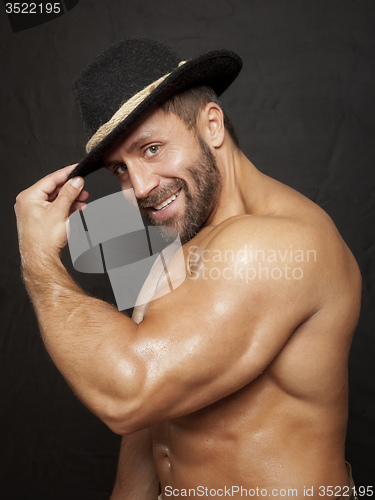 Image of bavarian muscle man