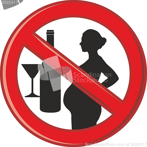 Image of No alcohol for pregnant women