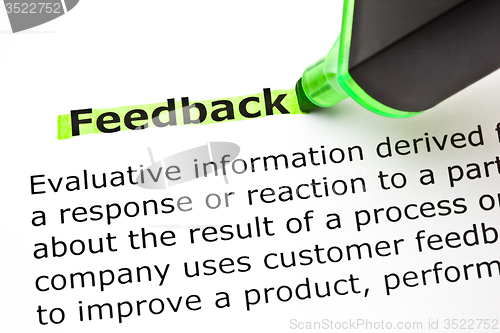 Image of Feedback Definition