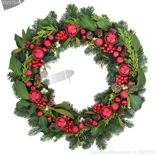 Image of Festive Christmas Wreath