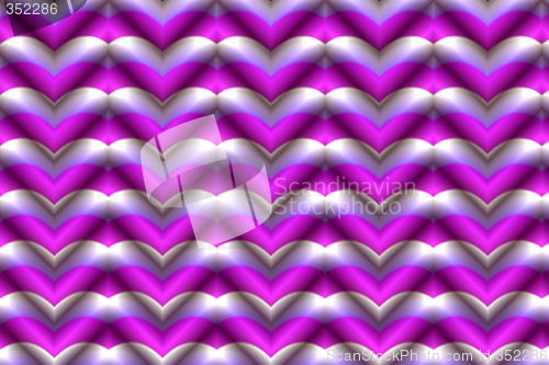 Image of Abstract  hearts 3d background