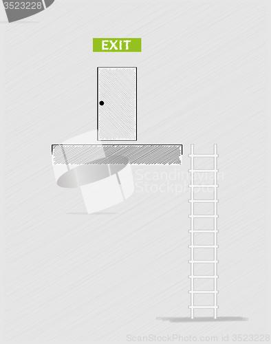 Image of exit door