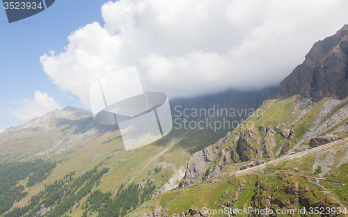 Image of Typical view of the Swiss alps