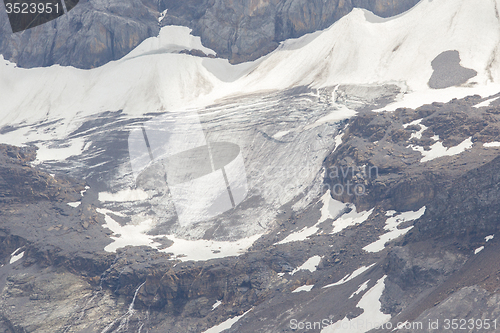 Image of Close view of a glacier