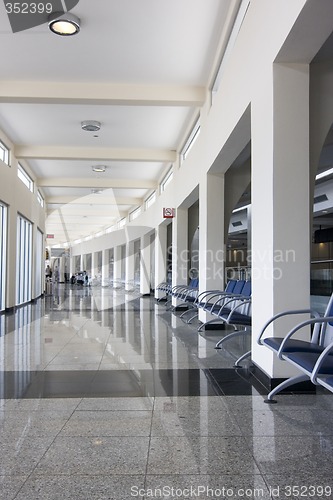 Image of Waiting hall of a modern airport