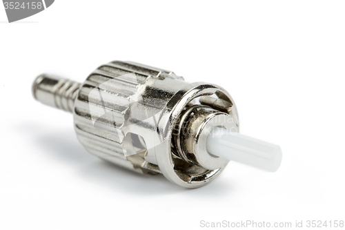 Image of fiber optic ST connector