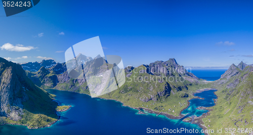 Image of Fjords from air