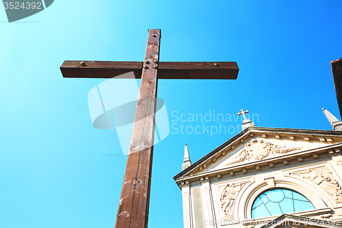 Image of   in italy  cross concept     the sky 