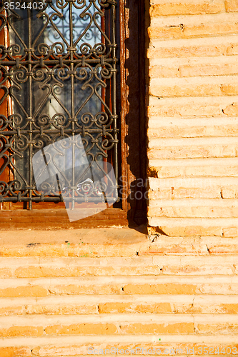 Image of   in morocco africa and old construction  brick historical