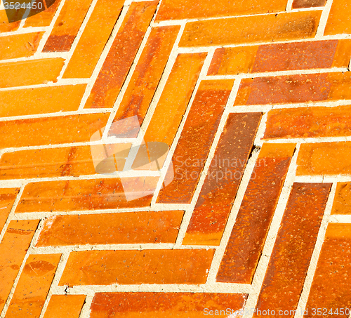 Image of brick in  italy old wall and texture material the background