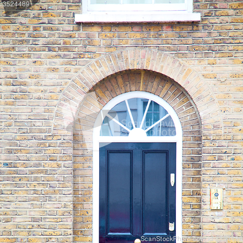 Image of old architecture in england london europe wall and history