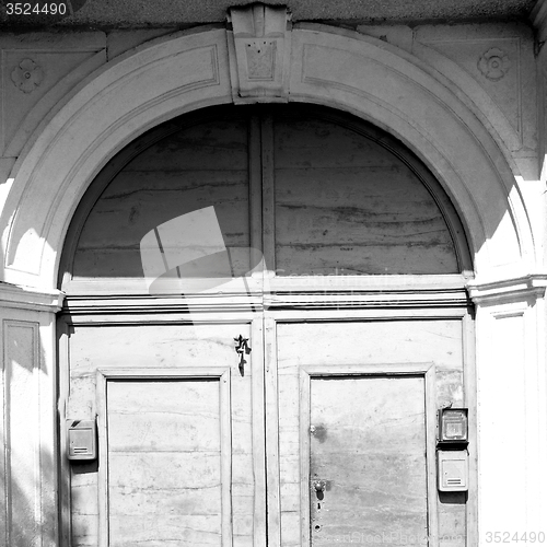 Image of old   door    in italy old ancian wood and traditional  texture 
