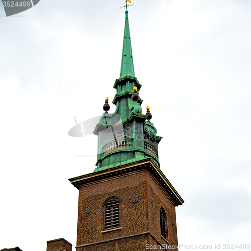 Image of exterior old architecture in england london europe wall and hist