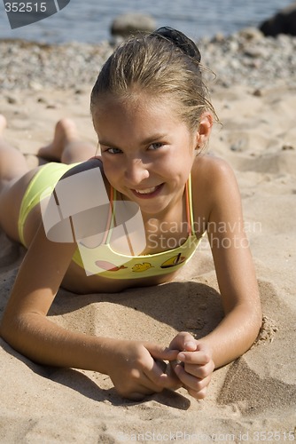 Image of Girl on the beach IV