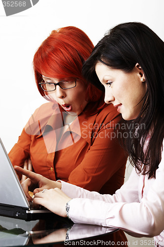 Image of Businesswomen in action